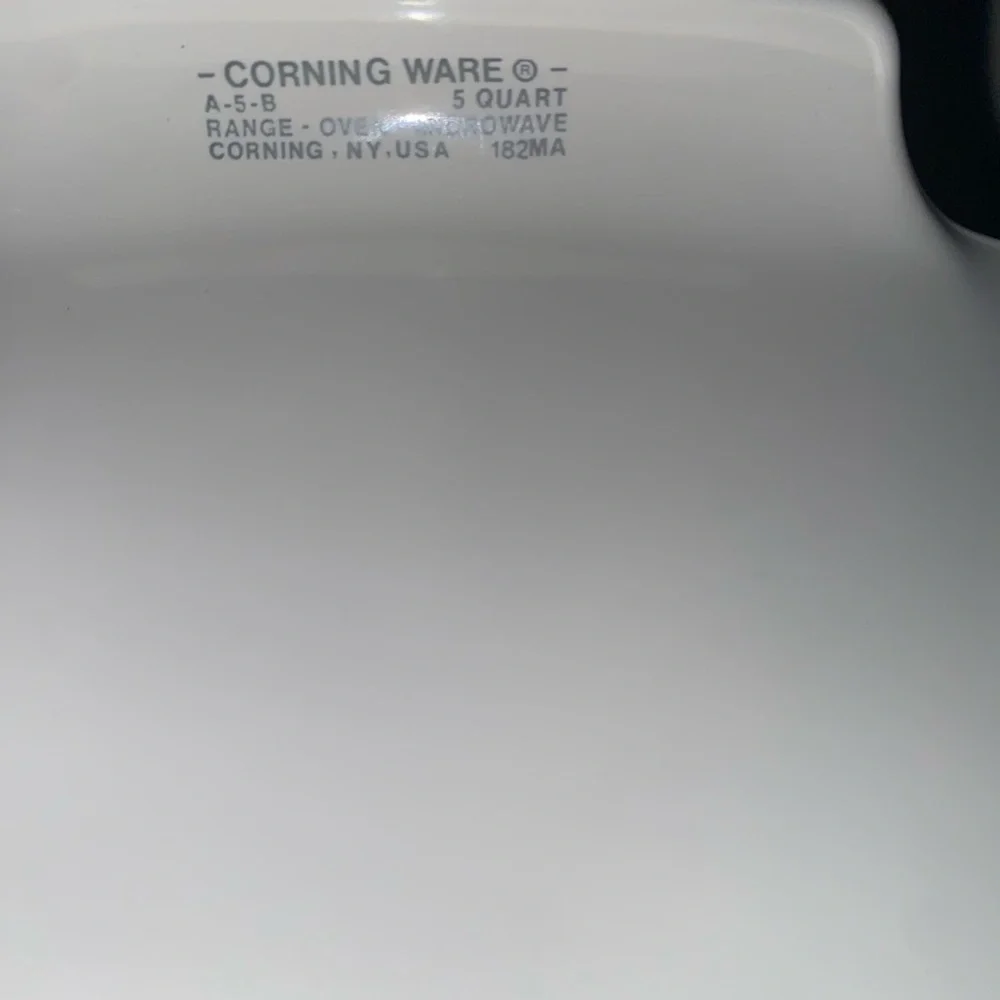Vintage CorningWare Pyrex Spice of Life L'Echalote 5QT A5B Casserole Dish Rare